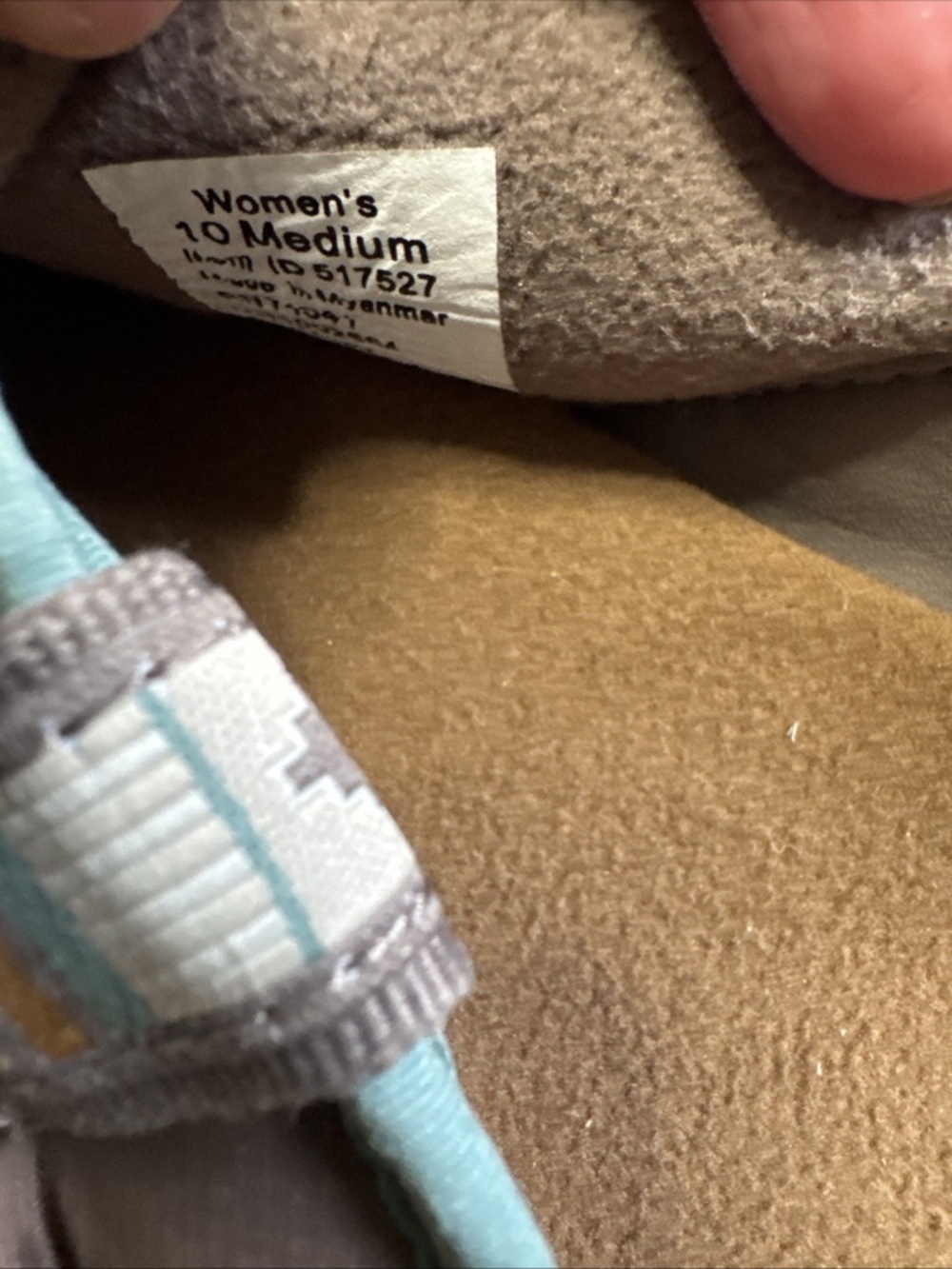 🏔️ L.L.Bean Mountain Classic Quilted Slides | Women’s 10M | Brown, Gray & Blue - Picture 9 of 9